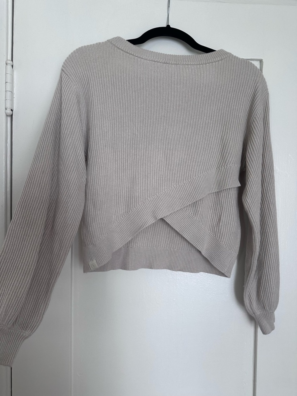 Lululemon Women’s Ribbed Cross-Back Sweater - Light Beige